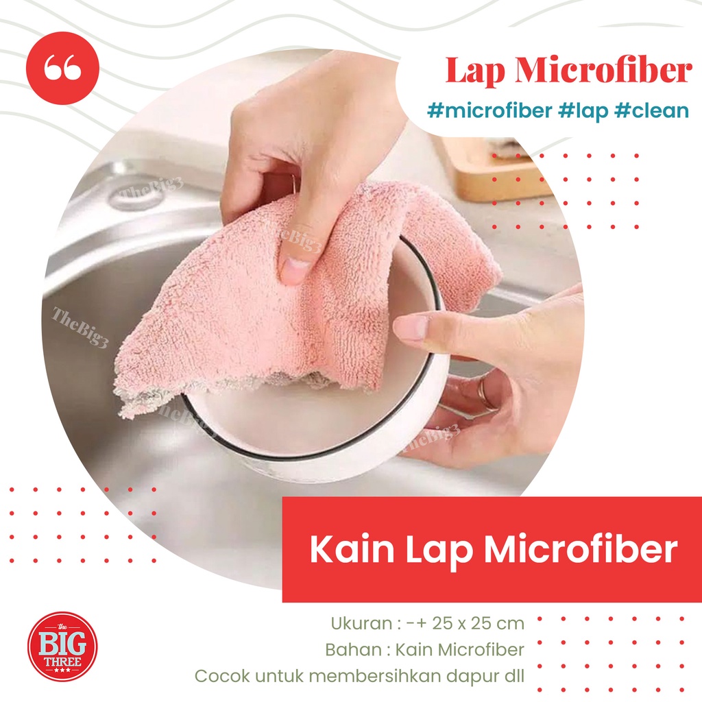 Kain Microfiber - Serbet Lap Dapur Mikrofiber Serba guna TBT