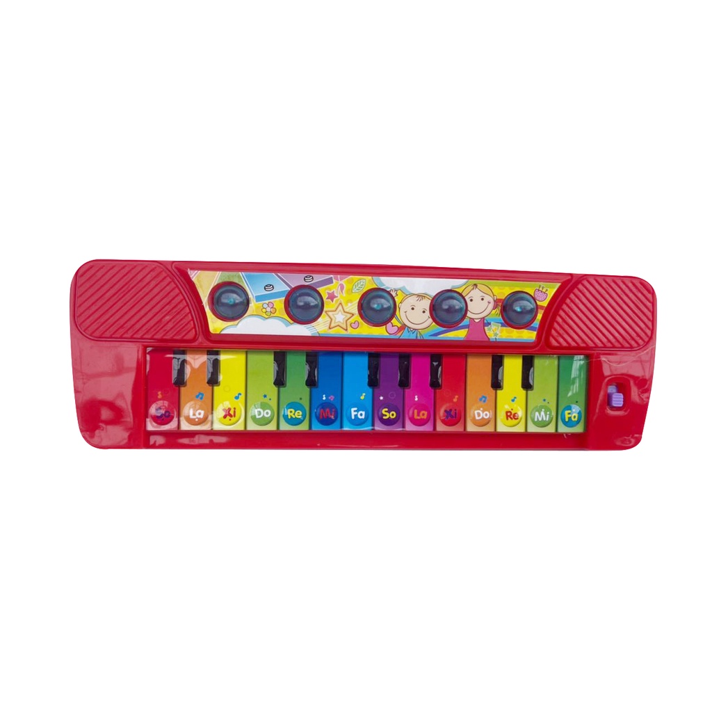 Edufuntoys -  MUSIC PIANO/ animal farm Piano / vehicle piano / music elf mainan piano anak-musical merah