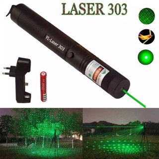 [BISA COD] ORIGINAL Laser Pointer Hijau Recharge 303 10KM Terjauh Jarak Jauh Laser Ijo Leser Pointer
