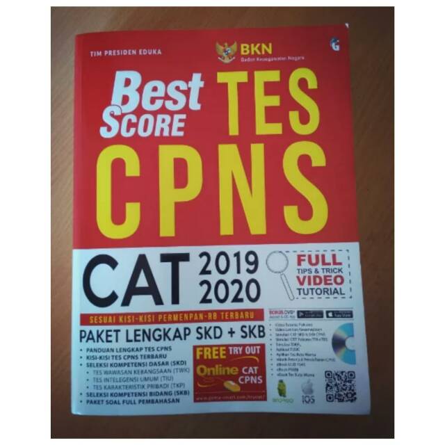 Buku Best Score Tes Cpns Cat 2019 2020 Shopee Indonesia