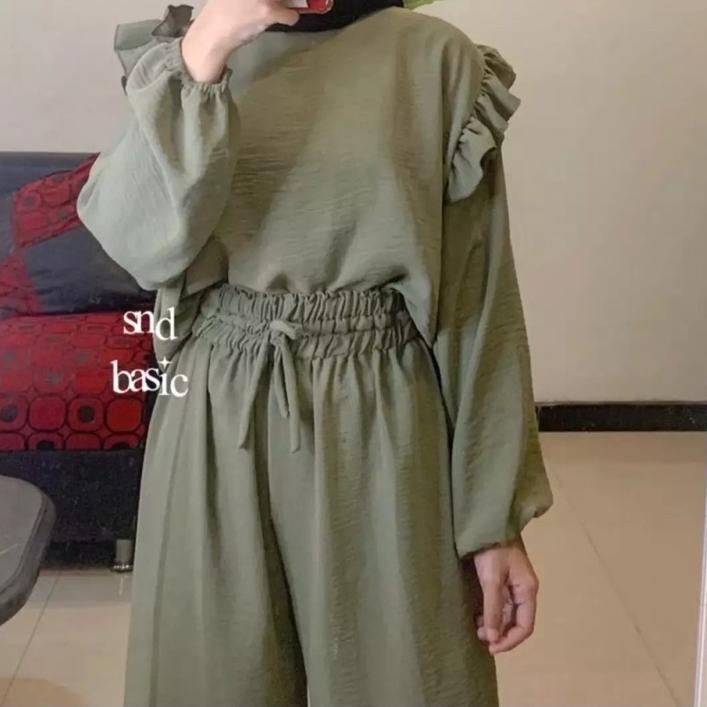 ♘ RUBY Set Crinkle Premium - SETELAN RUBY / RUBY SET CRINKLE PREMIUM / SETELAN RUBY CRINKLE POLOS PR