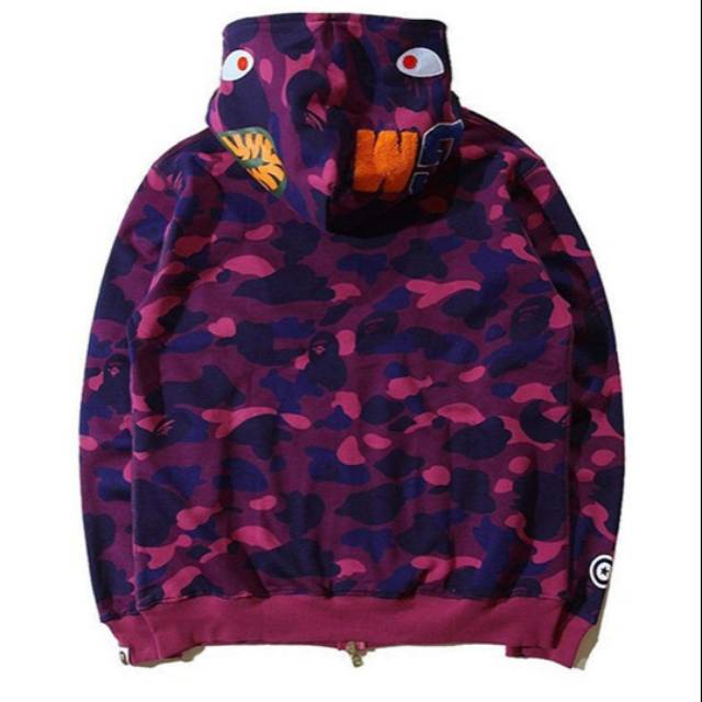Bape Camo Shark Purple