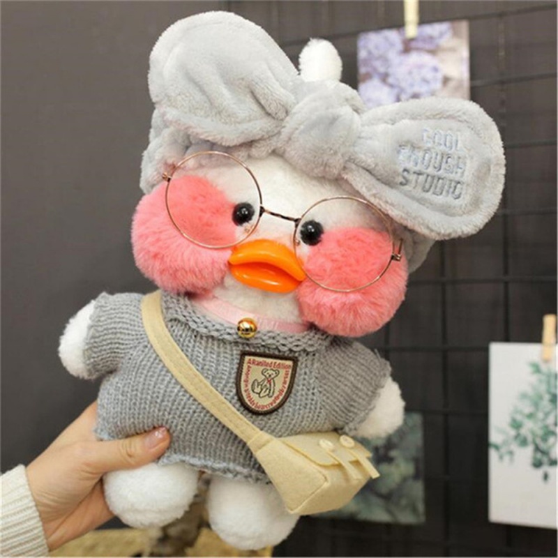 Mainan Boneka Stuffed Plush Bebek Lalafanfan 30cm Untuk Hadiah Ulang Tahun Anak