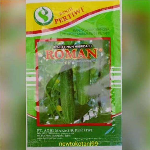 Benih Bibit Timun Hibrida Roman F1 10 Gram Produksi Pertiwi