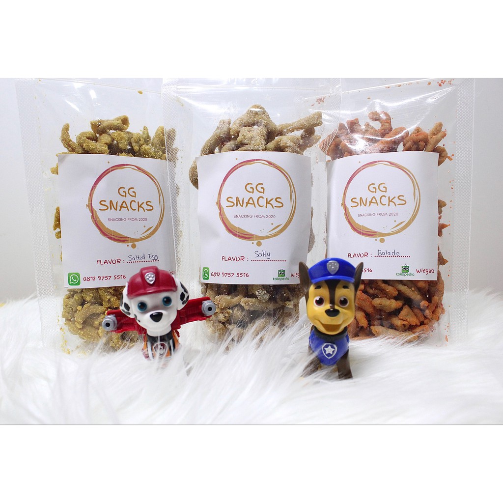 

Snack Usus Goreng 3 Varian Rasa 150 Gram