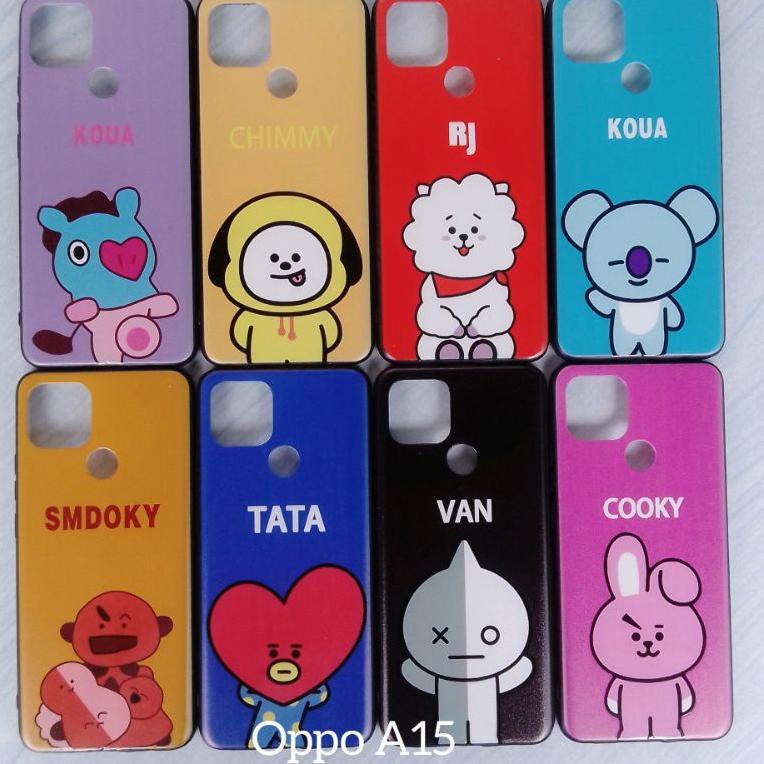 [KODE BARANG 49] Oppo A37 A37f A15 A15s Case Softcase Fuze Karakter BTS BT21