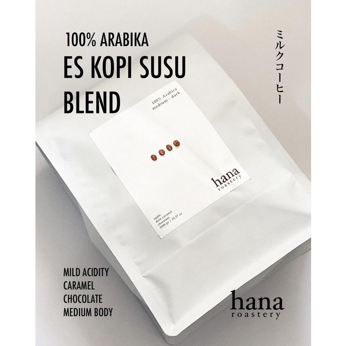 

BLEND ES KOPI SUSU - 100% Arabika - Biji Kopi Espresso Roast Blend 1kg
