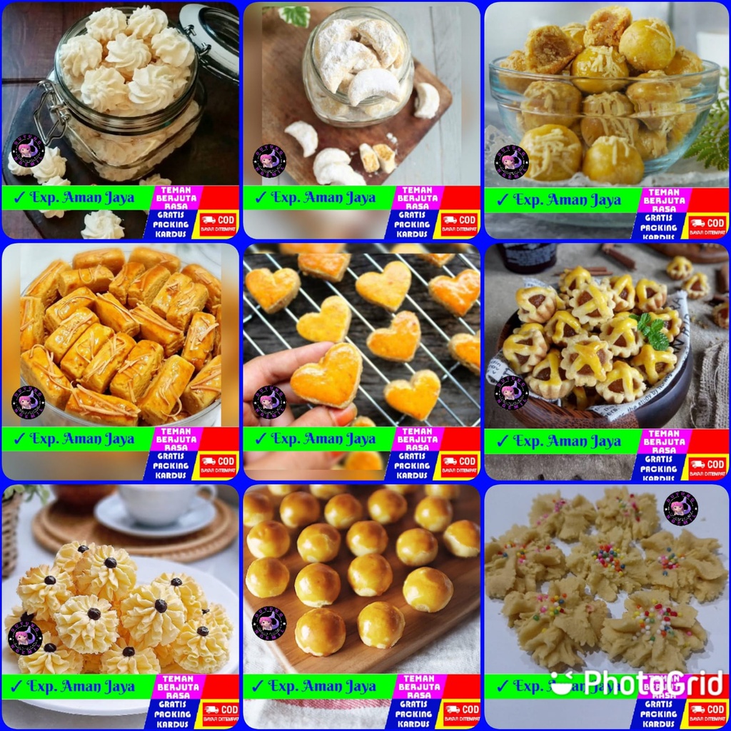 Aneka Kue Lebaran EKONOMIS / Serba Kue Lebaran PREMIUM - Duyung Ngemil jajanan jadul snack kiloan