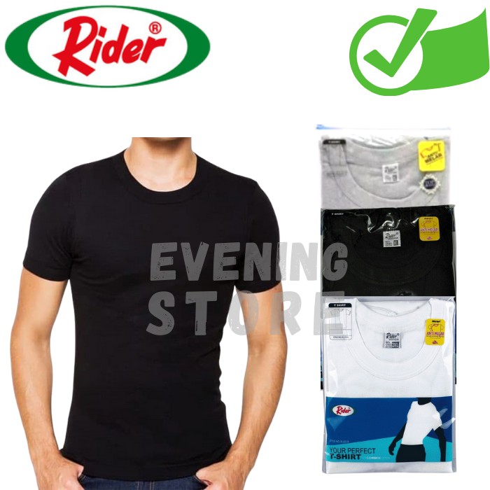 Kaos Oblong Polos Pria Rider O-Neck (R223B)