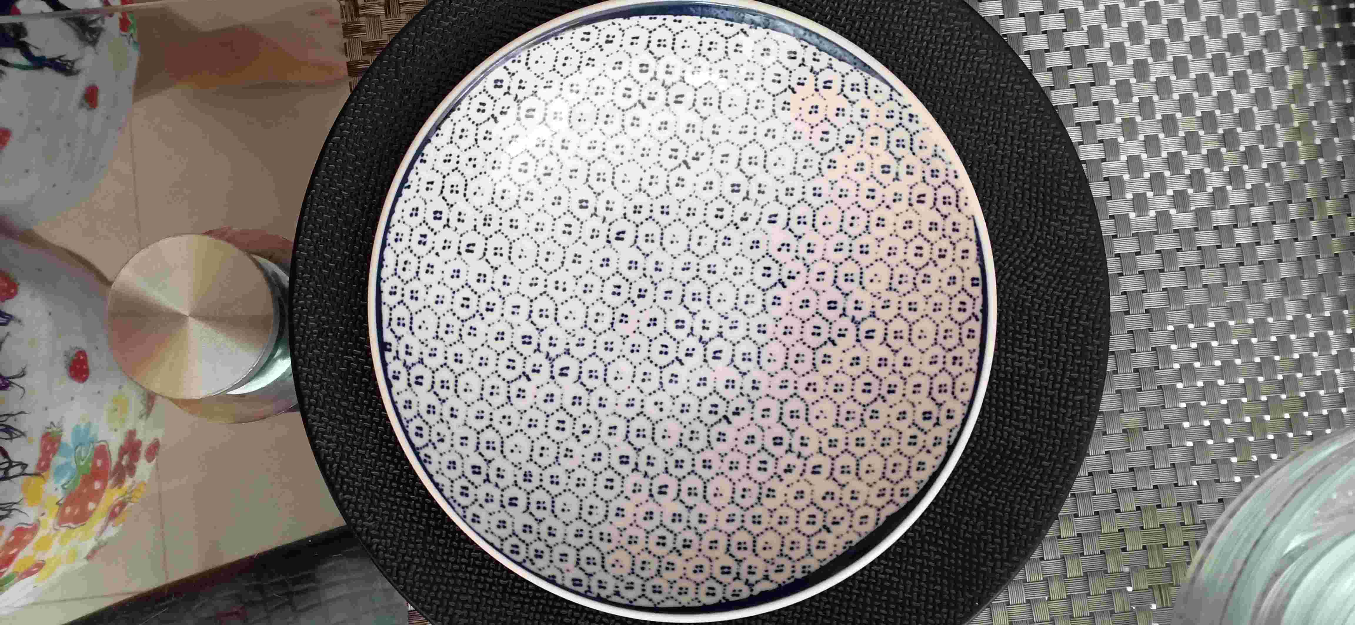 Mangkok Salad Motif / Mangkok Keramik Motif / Mangkok Keramik