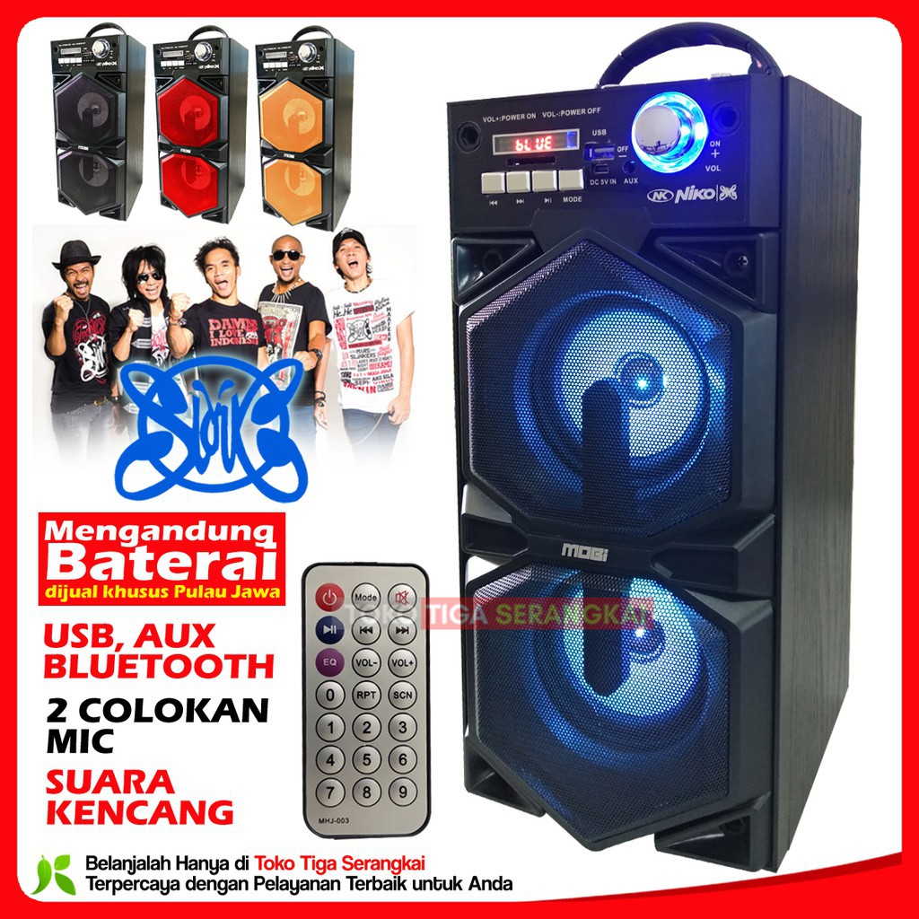 Niko Mobi Speaker Aktif Meeting Portable Bluetooth Radio
