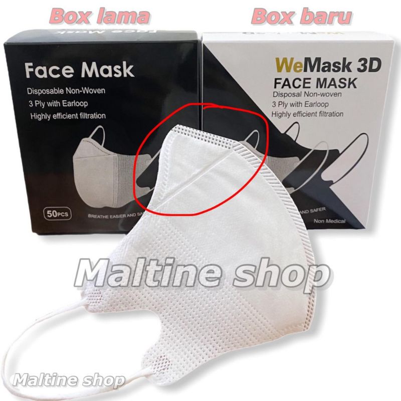 Masker 3 ply / masker hijab 3 ply / masker earloop / masker hijab 3 ply / masker duckbill