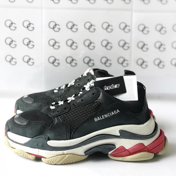 Balenciaga Triple S Black Red