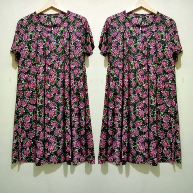 Daster Liyra jersi  korea super jumbo murah  ld 120-160