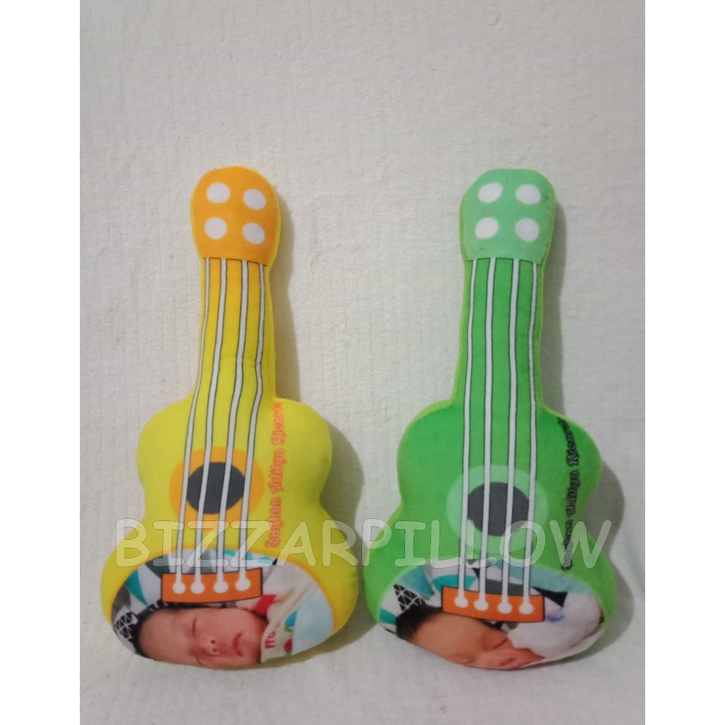 Bizzarpillow Bantal Custom Bentuk Gitar BZ183