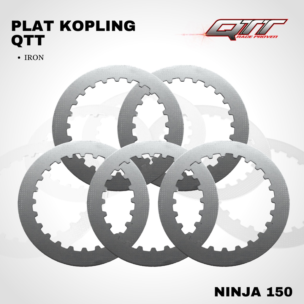 Plat kopling QTT Ninja 150 Iron