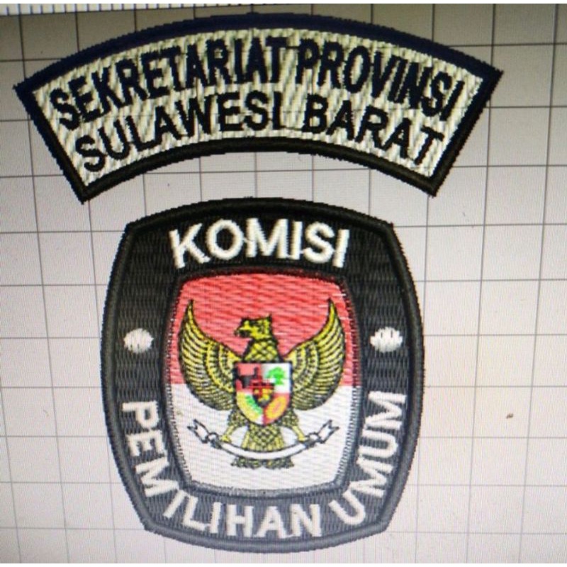 KPU Logo Plus Lokasi Bordir