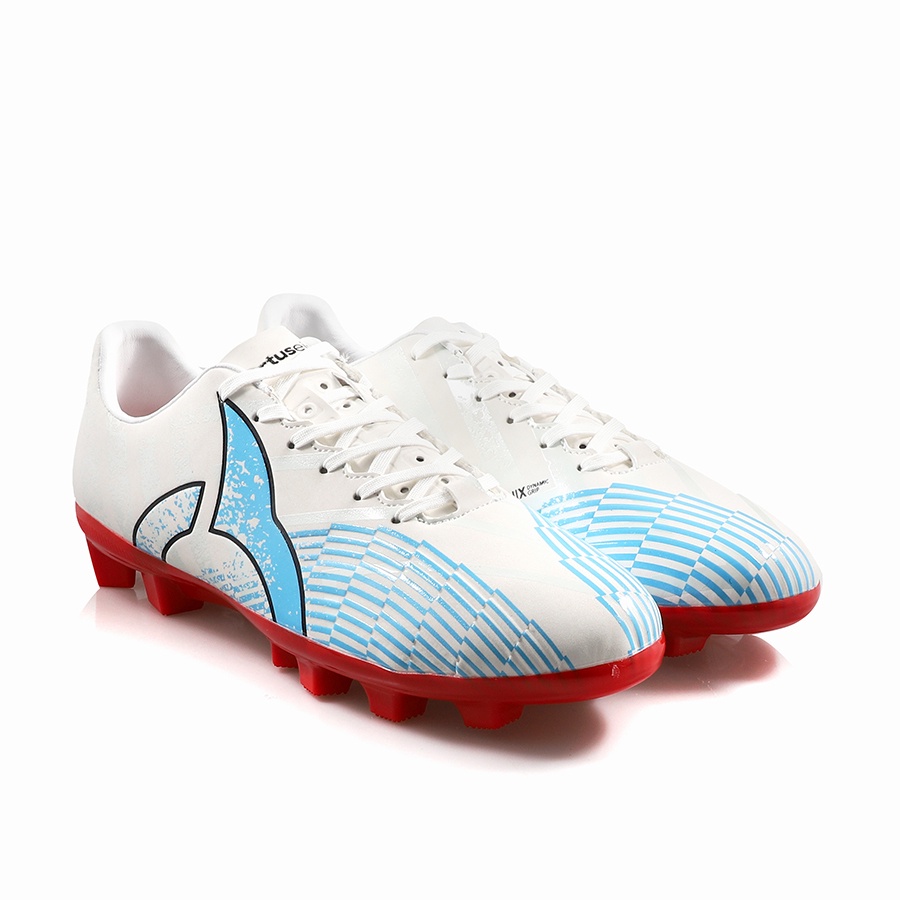 SEPATU BOLA ORTUSEIGHT IGNITE FG - White Ortred (100% ORIGINAL)