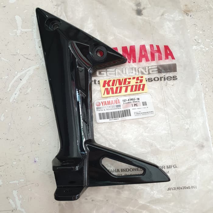 BREKET FOOT STEP JUPITER MX OLD KIRI HITAM (1S7 F7452) ASLI YAMAHA