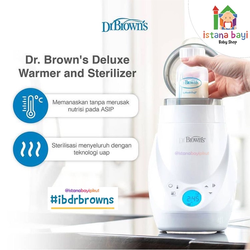 Dr Browns Deluxe Electric Bottle &amp; Food Warmer &amp; Sterilizer  / Penghangat Susu AC148