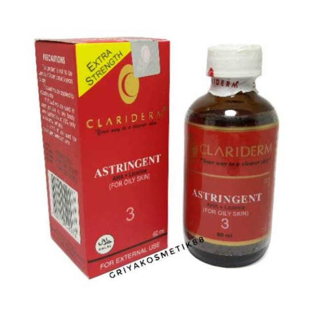 CLARIDERM ASTRINGEN FOR OILY SKIN 3 ORIGINAL PHILIPIN