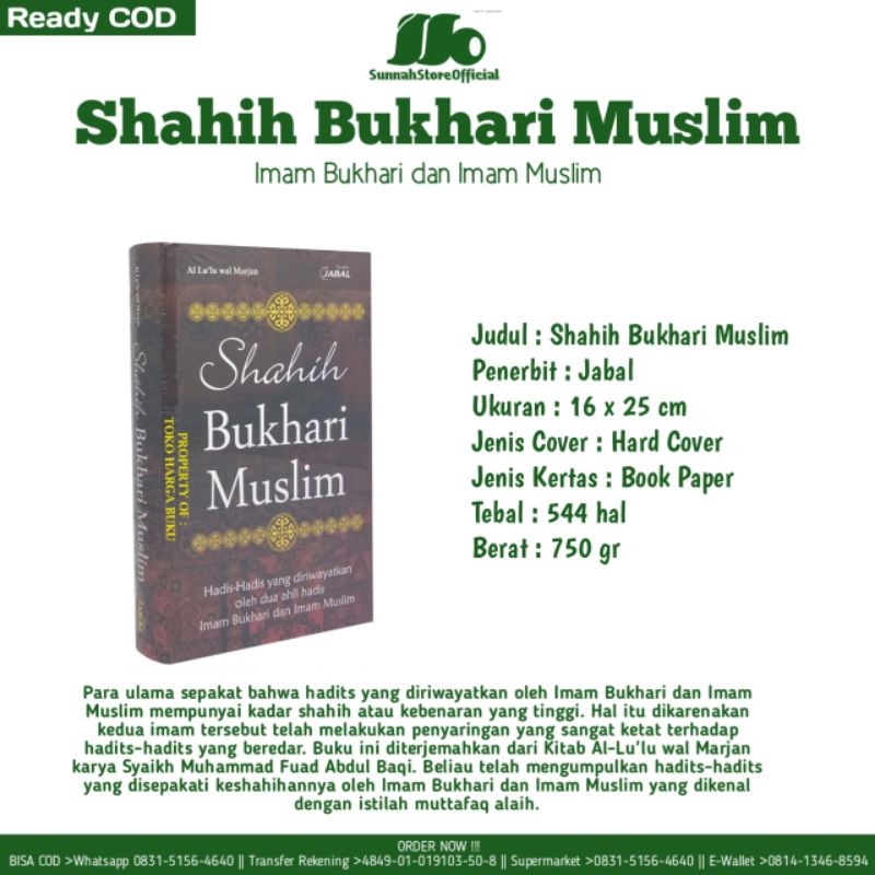 

Shahih Bukhari Muslim