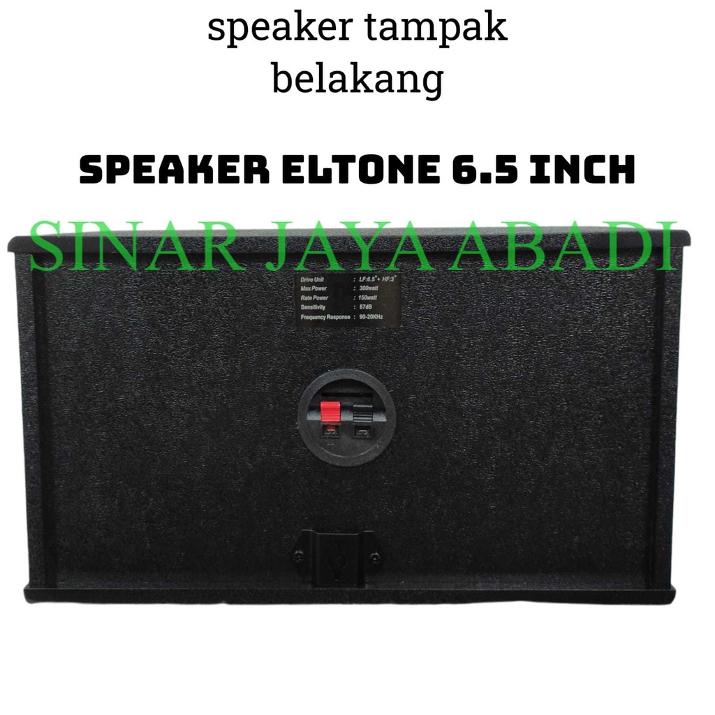 PAKET KARAOKE AMPLI FIRST CLASS SPEAKER ELTONE 6.5 INCH MIC WIRELESS