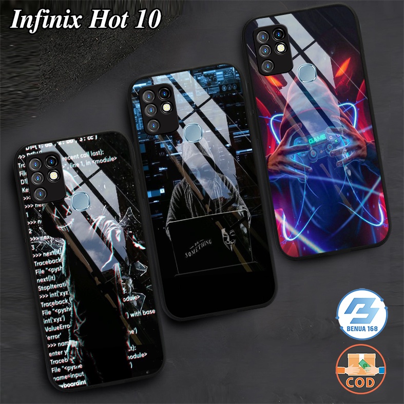 Benua Case - Case HACKER Infinix Hot 10 - Case Hp Infinix Hot 10 - Kesing Hp Infinix Hot 10 - Softca