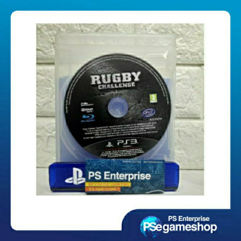 Ps3 RUGBY CHALLANGE ( Cd Only + Box ) Tanpa cover / pre loved