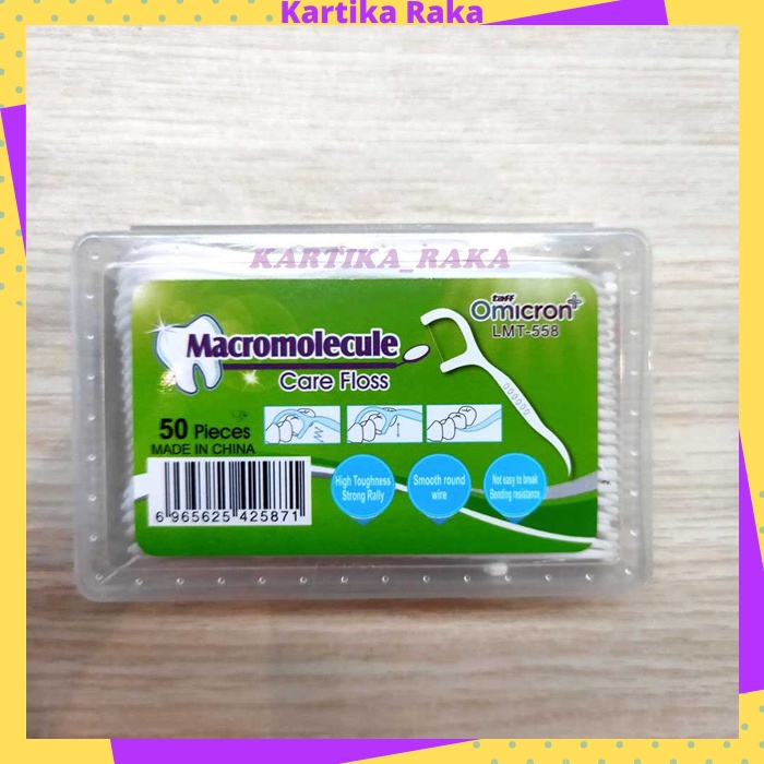 KR Benang Gigi Dental Floss Pembersih Jigong Untuk Plak Gigi Toothpicks 50 PCS