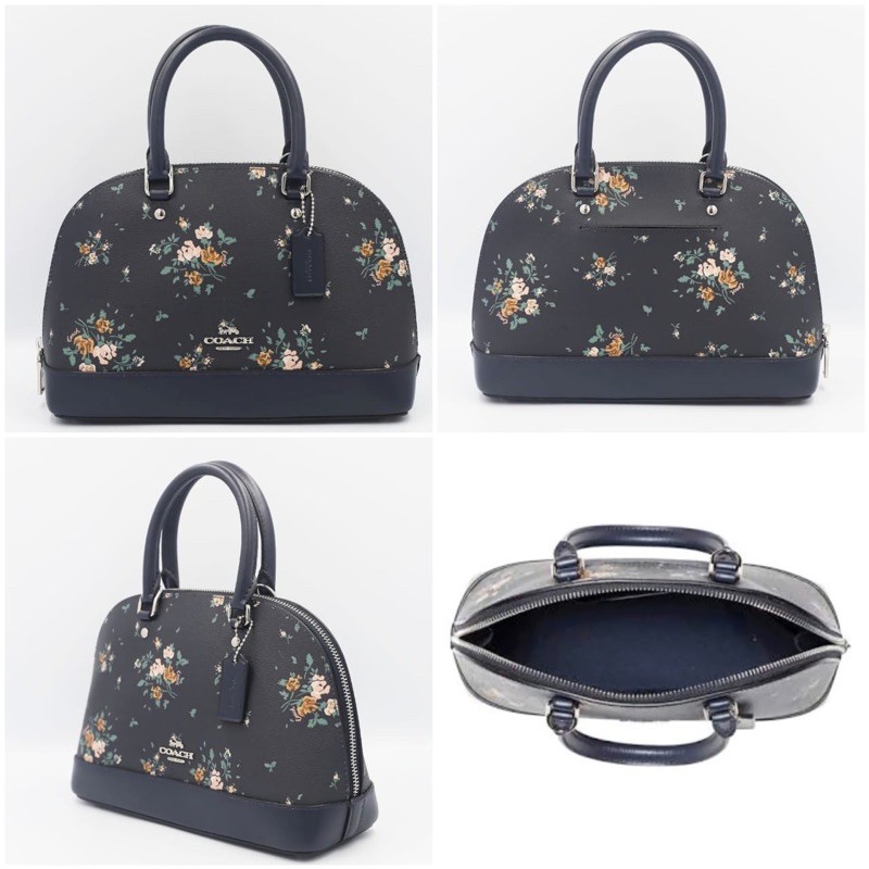 Coach Mini Sierra Rose Bouquet Midnight Multi