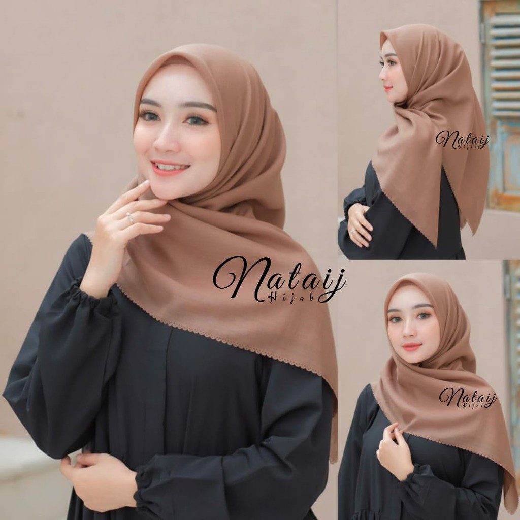 VOAL LASER CUT Hijab Segiempat Voal Laser Cut Jilbab  