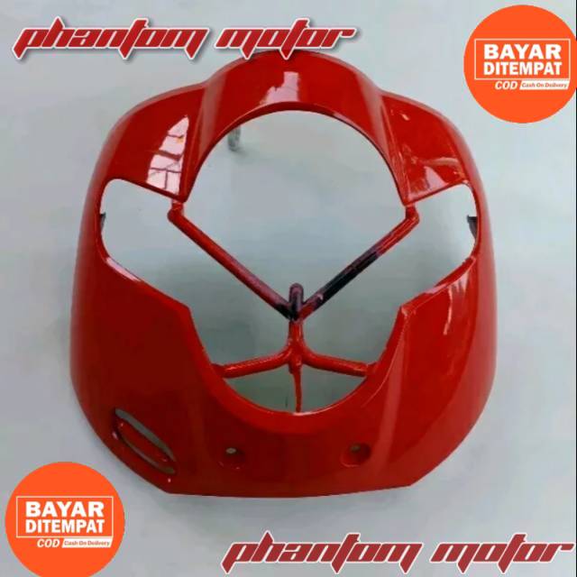 Tameng kap body depan lampu Scoopy new 2018