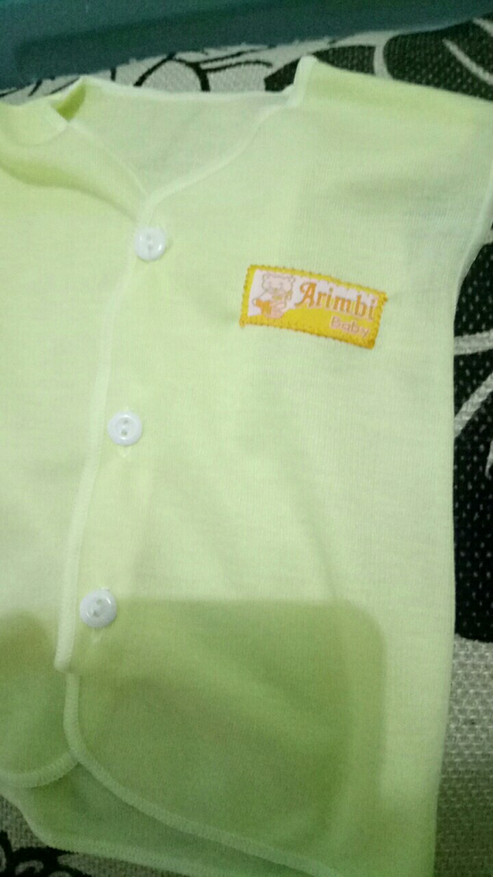 BB01 Baju  Kutung Bayi  Polos Newborn Arimbi  NJA 0 3 Bulan 