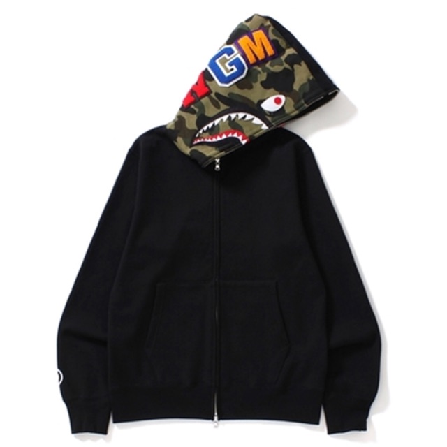 JAKET BAPE SHARK HOODIE ORIGINAL 1000%