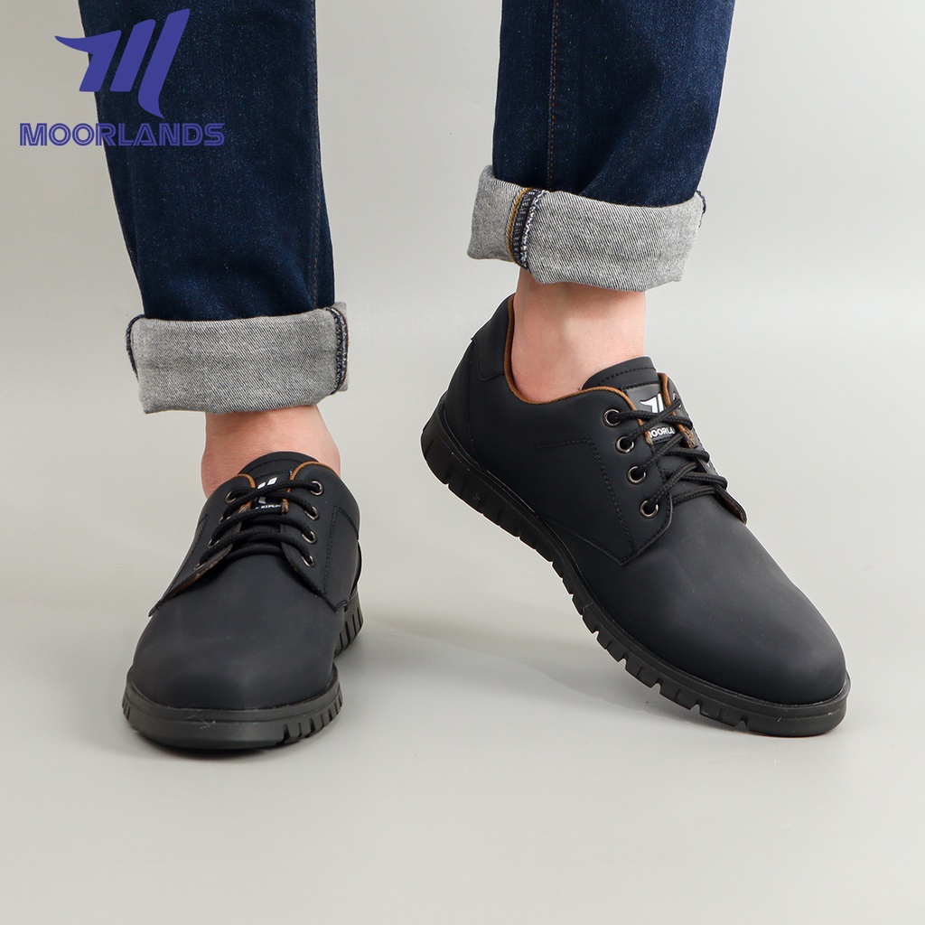 Sepatu Pria Sepatu Pria Casual Original MOORLANDS Sepatu Cowok Sepatu Kerja Pria Semi Formal