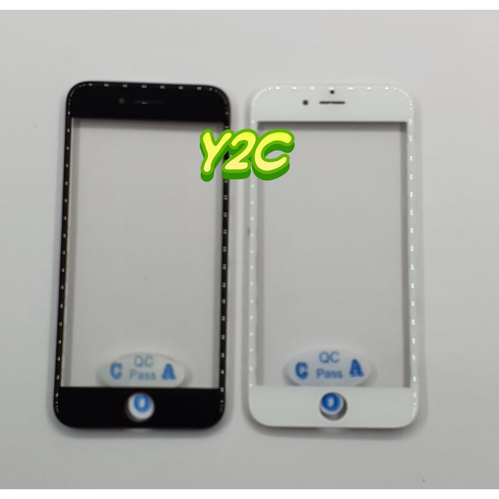 GLASS TS + OCA + FRAME IP 6S / KACA LCD TOUCHSCREEN TASKRIN LAYAR SENTUH TC