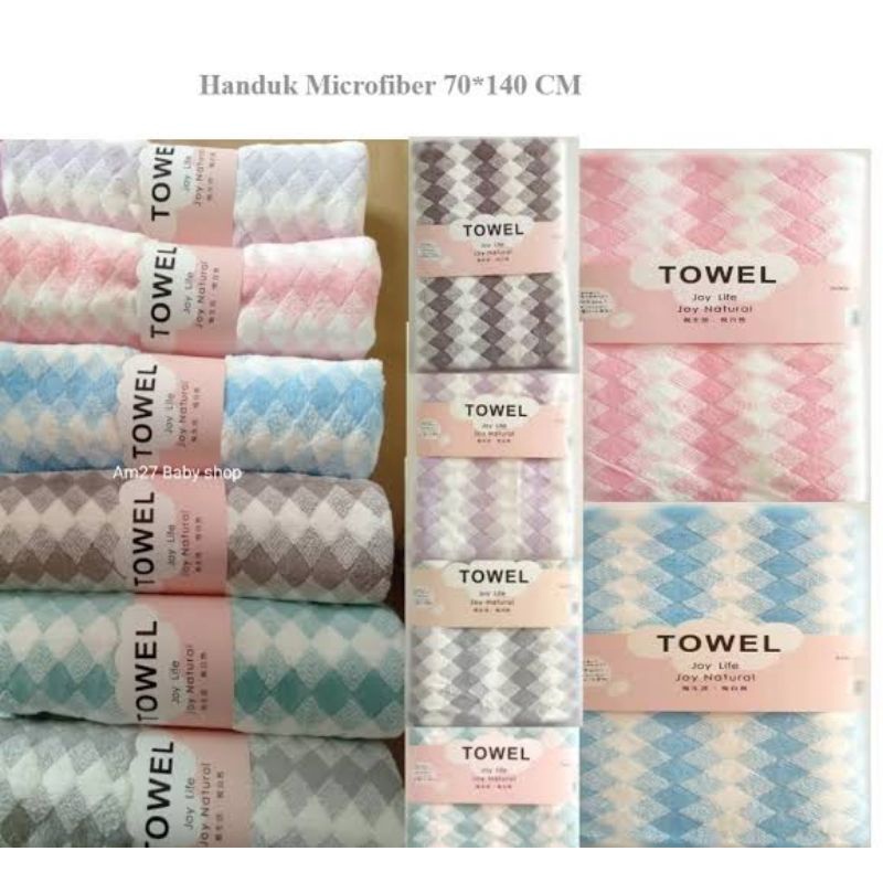 Handuk Merk Towel Joylife / Handuk import Dewasa