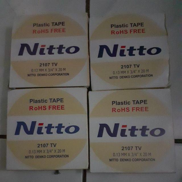 Isolasi Listrik Nitto Kuning / Yellow Electrical Tape 20 Meter Original Lakban Berkualitas Terbaik