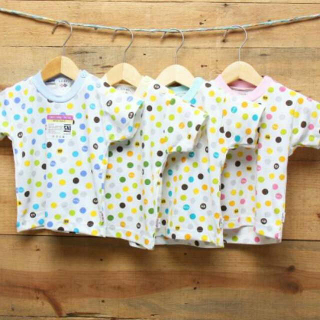  Miyo  Baju  Bayi  Lengan Panjang Salur Sml 4 Pcs Smart4K 