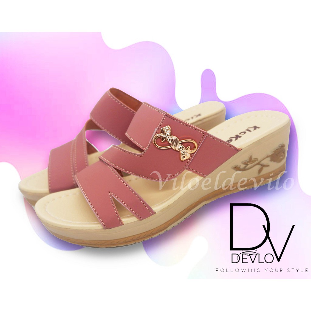 Wedges Sendal Wanita Terbaru Berkwalitas (WEDGES RANTING)