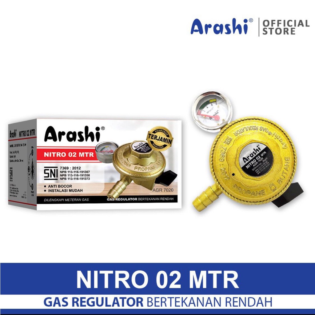 REGULATOR / KEPALA GAS ARASHI NITRO 02 MTR