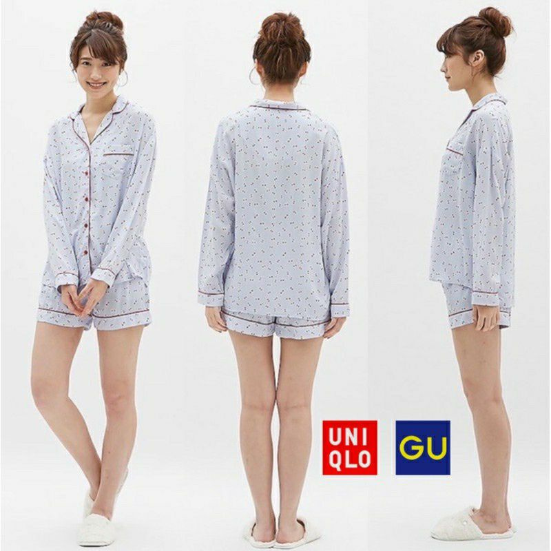 piyama wanita brand GU unqlo original