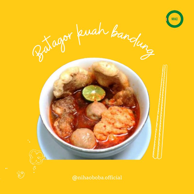 

BATAGOR CUANKI kuah Bandung