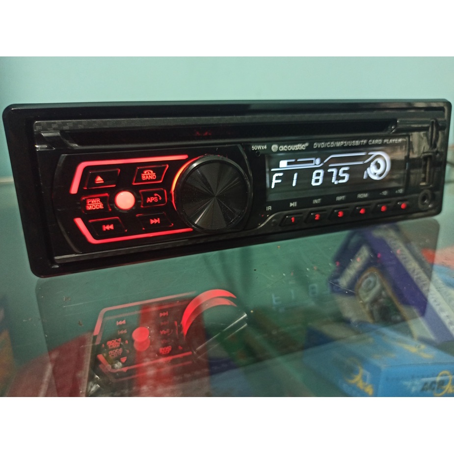 TAPE MOBIL ACOUSTIC BLUETOOTH DVD HEADUNIT KUALITAS BAGUS AC6907 VUN