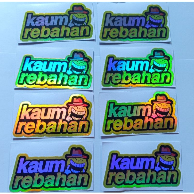 Sticker Stiker Motor Cutting Kaum Rebahan