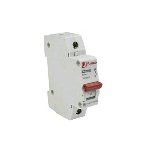 MCB 4A BROCO Circuit Breaker Listrik 4 Amper C4