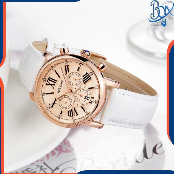 MEGIR ML2058 ORIGINAL Jam Tangan Wanita MEGIR Analog Crono Aktif