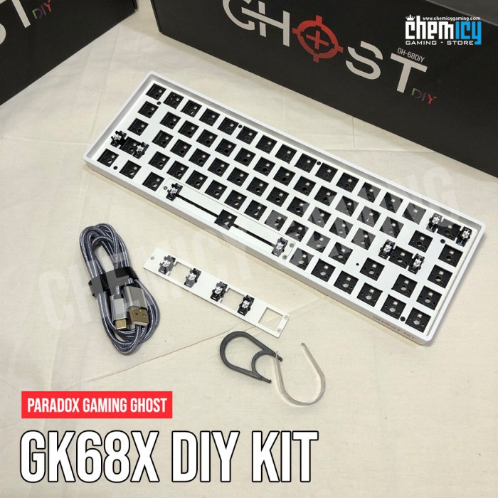 Paradox Gaming GHOST DIY GK68X Wired Kit RGB Hot Swap Custom Keyboard