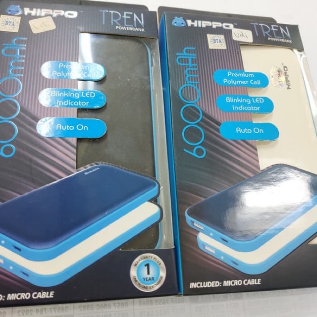Power Bank Hippo TREN 6000Mah
